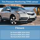 4PCS TPMS Sensor 315MHz Tire Pressure Monitoring Sensor for Acura MDX 14-15 for Acura RDX 2013-2015 for Acura RLX 2016-2020 No.42753TX4A51