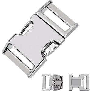 Fastener Stainless Steel Buckle for Collar & Quick Release with Easy Buckle for Small Medium Large Dogs (3.5)
