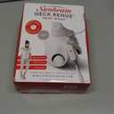 Sunbeam Contoured Heating Pad for Neck & Shoulder Pain Relief with Auto Shut Off Moist Heating Option 22 x 19 Grey