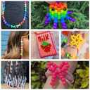 4300 Pcs Pony Beads, Multi-Colored Rainbow Beading Supplies for Crafts and Friendship Bracelets Jewelry Making, 24 Assorted Colors Beads for Hair Braids (Boxed) 