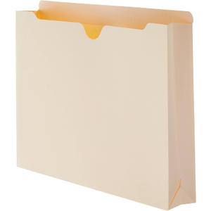 Amazon Basics File Folders Jacket, Reinforced Straight-Cut Tab, 2 Inch Expansion, 50-Pack, Letter Size, Manila