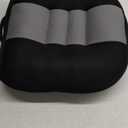 Car Booster Seat Cushion Raise The Height for Short People Driving Hip (Tailbone) and Lower Cack Fatigue Relief Suitable for Trucks, Cars, SUVs, Office Chairs, Wheelchairs (Black and Gray)