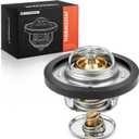 A-Premium Engine Coolant Thermostat with Seal Compatible with Honda & Acura Models - Accord, Civic, CR-V, CR-Z, Fit, Insight, Odyssey, Prelude, CL, EL, ILX, Integra, Legend