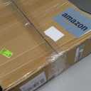 Amazer Standing Desk Converter, 22 inch Bamboo Small Sit Stand Up Desk Riser with Lap Desk Computer Desktop Desk Converter for Monitor and Laptop with Keyboard Tray (Natural)