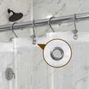  Plastic Shower Liner Clear - Premium PEVA Shower Curtain Liner with Rustproof Grommets, Waterproof Cute Lightweight Standard Size Bathroom Curtains - Clear 72x68