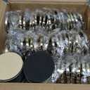 48Pack 16 Sets Brass Gold Metal Taper Candle Holders Candlestick Holders - Candle Holder for Halloween Decorations erfect for Table Centerpiece Mantel Party Wedding Christmas Home Decor (48)