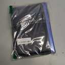 4-Pocket Card Binder, 400 Pockets Trading Card Holder with 50 Removable Sleeves, Large Capacity Waterproof Zipper Album for Collectors, Portable Storage for Game/Sports/Credit Cards-Black Blue