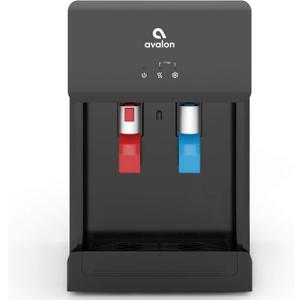 Avalon B8BLK Countertop Touchless Bottleless Water Cooler-2 Stage Water Filters and Installation Kit Included, NSF Certified, UL Approved, Black