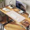 Desk Pad Mat 23.6"x13.7" - Waterproof Mouse Pad & Desk Protector, Non-Slip PU Leather for Gaming Keyboard/Mouse, Stitched Edge XL Office Desk Pad with Ergonomic Support(Beige) (24" x 14")