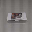 BESTTEN Keyed Entry Door Knob with Lock, Interior and Exterior Door Lock, Standard Ball, Satin Nickel