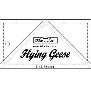 Bloc Loc Flying Geese Quilting Ruler 3" x 6"