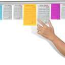 31,5 Inch Aluminum Ticket Holder – 80CM Wall Mounted Check Rack for Office Pubs Ticket Rack Bill Orders Display Rail for Restaurant Bars Kitchen Cafes Rail Restaurant