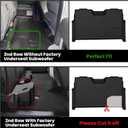 LASFIT Floor Mats for Ford F-150 2011-2014 SuperCrew Carpet Floor, All Weather TPE Protector Custom fit Truck Liners for F150 Crew Cab, 1st & 2nd Row, Durable & Easy Clean