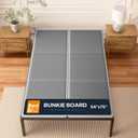 Bunkie Board Full 10mm (54" x 75") – Gray Under Mattress Support, Anti-Sag & Noise-Free, Breathable Low Profile Bed Board for Metal Frame, Slatted Beds& Platform