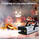 Fog Machine 1500 Watt and 16000 CFM Fog with with 2 Sets of Controllers, Professional Smoke Machine for DJ Stage Halloween Party Wedding Christmas
