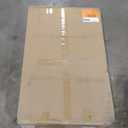 Vanity Desk,Makeup Vanity Desk with Mirror and Lights,Transparent Top with LED Multiple Color Lights,Mirror 3 Color Modes 2 Drawers,Power Outlet,Dressing Table for Girls Bedroom,White