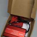 Ecarke 300W Portable Power Inverter Compatible with Milwaukee 18V Battery, DC 20V to AC 110V Power Station with 2 AC Outlets, 3 USB Ports & 1 Type-C 18W, for Camping RV Emergency Use (No Battery) (Red)