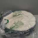 Love's cabin Round Donut Cat and Dog Cushion Bed, 20in Pet Bed for Cats or Small Dogs, Anti-Slip Water-Resistant Bottom, Super Soft Durable Fabric Pet beds, Washable Cat Dog Bed Stripe Bluish Grey (19.7"L x 19.7"W x 5.9"Th)