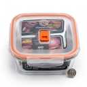 Glass Dish With Locking Lid 2.5L 84.5 Fl oz