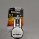 Master Lock Magnum Heavy Duty Solid Steel Silver Padlock with Key, Cut Resistant Gate Locks for Outdoor Fence or Shed, 14/32 x 2 x 15/16 Inches, M930XKADLH