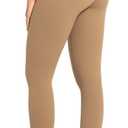 Sunzel Nunaked Workout Leggings for Women, Tummy Control Compression Workout Gym Yoga Pants, No Front Seam & High Waist (Medium, Coca Mocha)