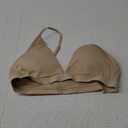 INIBUD Bralettes for Women Triangle Padded Bralette Deep V Seamless Bras No Underwire Comfortable Wireless Everyday (Large)