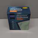 Inspire Waterproof Washable Mattress Pad, Quilted and Dark Colored to Hide Stains, Oversized 34"x 72"  Adults and Kids Reusable Underpad for Incontinence (34x72 - 1 Pack)