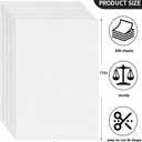 200 Sheets White Paper for Wrapping Gifts Bouquet 12”x 17”Construction Paper for Art Craft Drawing Supplies Kraft Sheets for Packing Moving Shipping