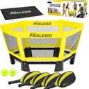 GoSports Pickle 360 Game Set Pickleball Without a Court Outdoor Lawn, Beach, and Backyard Paddle Ball Game (Yellow)