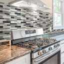 Art3d 20-Sheet Peel and Stick Kitchen Backsplash Tiles, Self-Adhesive Wall Tiles for Kitchen and Bathroom, 12"x12", Marble Grey