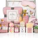 AHAGIFTREE Mother's Day Birthday Gifts Get Well Soon Gift Baskets For Women,12PC Get Well Gifts for Women After Surgery,Birthday Gifts,Care Package,Grief,Sympathy,Condolences Gift Basket (pink)