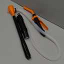 HORUSDY Electric Fuel Transfer Pump Battery Operated  2.2 GPM Portable Siphon Pump with Flow Control, Dual Battery Option, for Gas, Diesel, Water, Oil, Fits Gas Can & Tank, Handheld Liquid