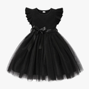 Sinhoon Toddler Girl Tulle Dress Summer Ruffle Sleeveless Baby Girl Fashion Casual Dresses Size:110