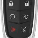 HelloAuto Key Fob Replacement Fit for Cadillac Escalade ESV 2015-2020, Proximity Smart Key Keyless Entry Remote Control Start for Cadillac Escalade (HYQ2AB, 13580812, 13594029s, 315MHZ)