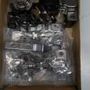 Chibery 10 PCS Full Overlay 3/ 4 inch Overlay Soft Close Hinges, Clip ON Plate, 105 Degree, Silent Hydraulic, Black Frameless European Concealed Hinge for Kitchen Cabinet Door, Wardrobes, and Bookcases