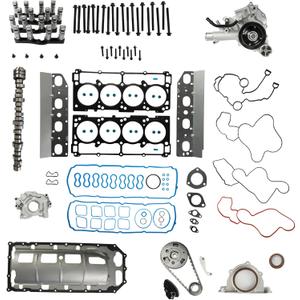 KAX 5.7 HEMI MDS Lifters Camshaft Kit Timing Chain Kit Head Gasket Set Overhaul Rebuild Kit Compatible with Dodge Ram 1500 2009-2010 5.7L, Replace# 53021726AC, 53021726AE, 53021726AF, 53021726AD