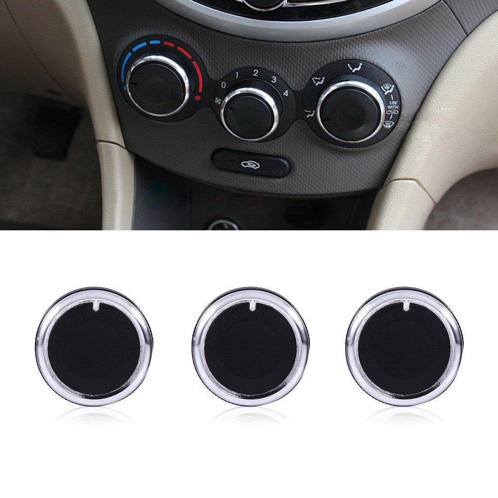 Car Air Conditioning Heat Switch- A/C Heater Radio Volume Video Control Knob Switch for Mazda 3 2004-2009