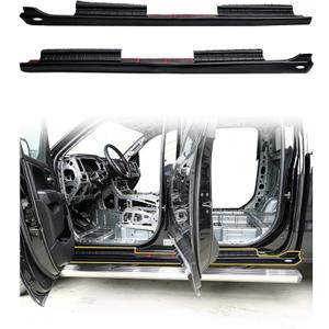 Mountainpeak 2pcs Trail Armor Rocker Panel Cover Fit for 2014-2018 Chevy Silverado & GMC Sierra 1500 Crew Cab 4 Door Rust Side Body Panel