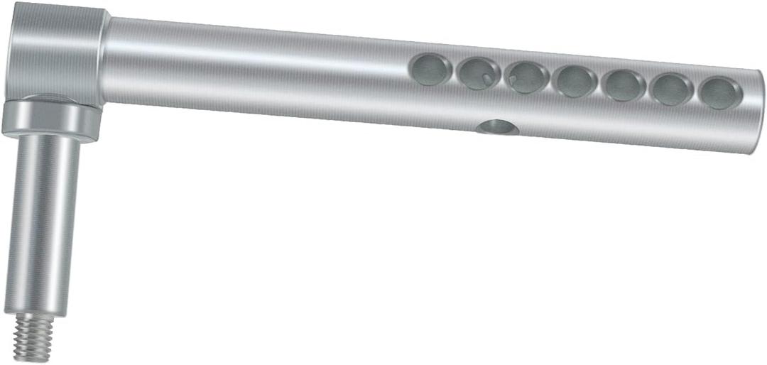 AM120680 Right Hand Front Mower Deck Gage Wheel Arm for John Deere Mower Decks 54C and 62C (Selected Model), 7/8 Shaft Diameter 0.345 Hole