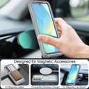 for Samsung Galaxy A16 5G Case, [Transparent & Holster Series] Belt Clip Full Body Shockproof Protective Cell Phone Cover with 2 Pack Tempered Glass Screen Protector (Gray/Clear)