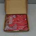 Crowye 12 Pcs Large LED Valentines Bows Lighted Velvet Bows Decoration Wreath LED Light Bow Christmas Tree Topper for Indoor Outdoor Xmas Winter Decoration (5 x 8 Inches,Red)