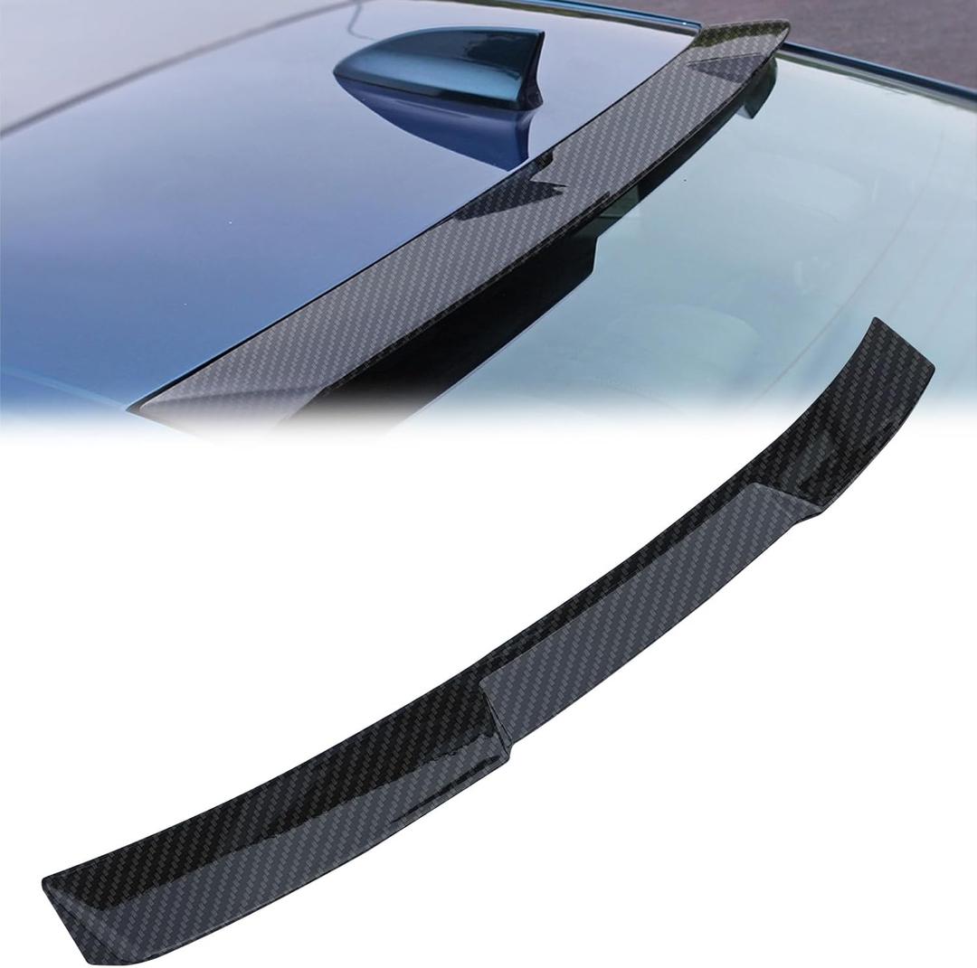 Rear Window Top Roof Spoiler Compatible with 2026 2025 2024 2023 Honda Accord Rear Spoiler Rear Window Spoiler for 11th Gen Accord(Carbon Fiber)