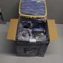 Bathroom Accessories Set - Gorgeous Bathroom Set, 10PC Navy Blue Bathroom Accessory Set, Toilet Brush, Trash Can, Qtip Holder & Soap Dispenser