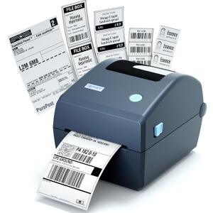 iDPRT Industrial High-Speed Thermal Printer - 6IPS, 203 DPI, for Large Warehouses & Logistics, USB/Ethernet, Supports 4.25" Wide Labels, Perfect for Barcode Shipping & Receipts