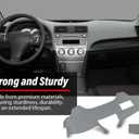 DOTCOM TPE Dash Cover Dashboard Panel Fit 2007-2011 Toyota Camry Gray | Covers Sticky Or Cracked Dash,UV-Resistant & Glare-Reducing,Fit 2007-2011 Toyota Camry,TPE Material