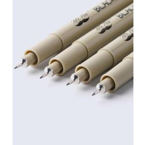 Mr. Pen- Black Fineliners, 0.25mm, 4 Pack, Bible Pens No Bleed, Fine Tip, Ultra Fine, Black Art Pens