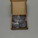 ZIYIZE 4 Pack Clear Small Glass Jars with Lids and Inner Liners, 30 ml Reusable Small Glass Containers for Creams, Lotion, Cosmetic, Spice, Powder