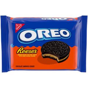 OREO REESE'S Peanut Buttery Creme Chocolate Sandwich Cookies, 12.35 oz (EXP 07/08/26)