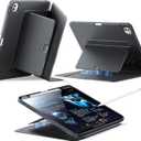 ESR for iPad Pro 13 Inch Case (M5/M4) 2025/2024, Vertical Stand Cover, Multi Stand Angles, Ultra-Stable Case with Pencil Holder, Flip Series, Black