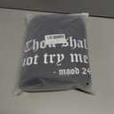 Teen Girls Womens Funny Hoodies Letter Printed Thou Shall Not Try Me Women's Hoodie Pullover Sweatshirt (M)